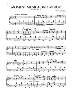 Moment Musical In F Minor, Op. 94, No. 3 (Download) 