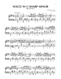 Waltz In C-Sharp Minor, Op. 64, No. 2 (Download) 