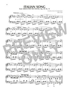 Italian Song, Op. 39, No. 15 (Download) 