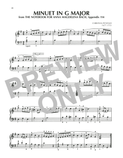 Minuet In G Major, BWV Anh. 114 (Download) 