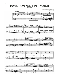 Invention No. 8 In F Major, BWV 779 (Download) 