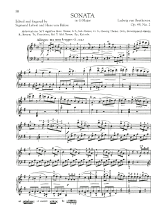 Sonata in G Major, Op. 49, No. 2 (Download) 