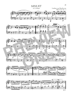 Minuet In G Major, WoO 10, No. 2 (Download) 