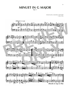 Minuet In G Major, K. 1 (Download) 
