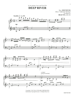 Deep River von African-American Spiritual (Download) 