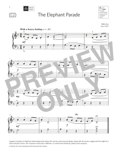 The Elephant Parade (Grade Initial, list C2, from the ABRSM Piano Syllabus 2021 & 2022) (Download) 