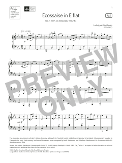 Ecossaise in E flat (Grade 3, list A1, from the ABRSM Piano Syllabus 2021 & 2022) (Download) 