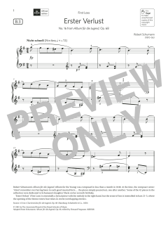 Erster Verlust (Grade 4, list B3, from the ABRSM Piano Syllabus 2021 & 2022) (Download) 