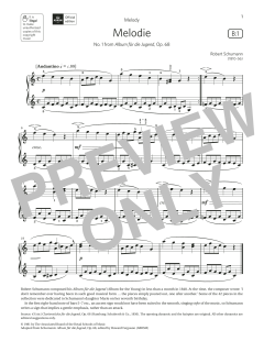 Melodie (Grade 1, list B1, from the ABRSM Piano Syllabus 2021 & 2022) (Download) 