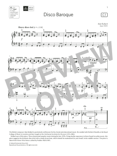 Disco Baroque (Grade 3, list C1, from the ABRSM Piano Syllabus 2021 & 2022) (Download) 