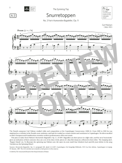 Snurretoppen (Grade 6, list A3, from the ABRSM Piano Syllabus 2021 & 2022) (Download) 