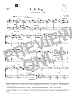 Arctic Night (Grade 5, list B1, from the ABRSM Piano Syllabus 2021 & 2022) (Download) 