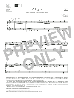 Allegro (Grade 6, list A1, from the ABRSM Piano Syllabus 2021 & 2022) (Download) 