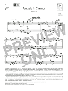Fantasia in C minor (Grade 8, list A1, from the ABRSM Piano Syllabus 2021 & 2022) (Download) 
