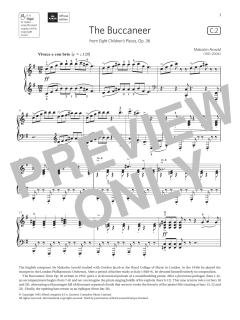 The Buccaneer (Grade 6, list C2, from the ABRSM Piano Syllabus 2021 & 2022) (Download) 