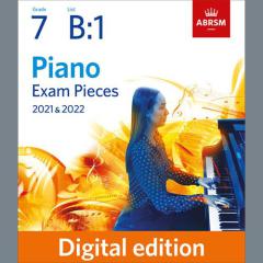 Andante moderato (Grade 7, list B1, from the ABRSM Piano Syllabus 2021 & 2022) (Download) 