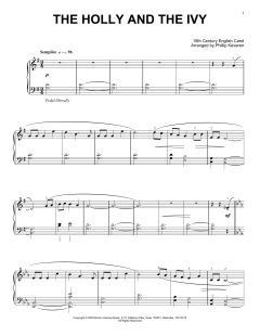 The Holly And The Ivy von 18th Century English Carol (Download) 