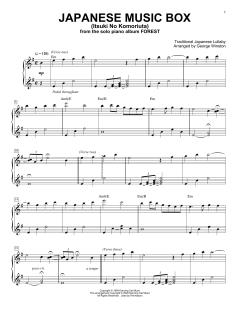 Japanese Music Box (Itsuki No Komoriuta) von George Winston (Download) 