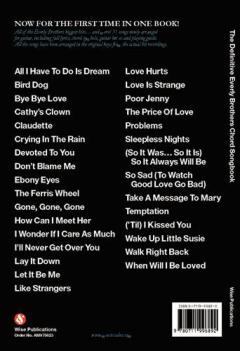 The Definitive Everly Brothers Chord Songbook 