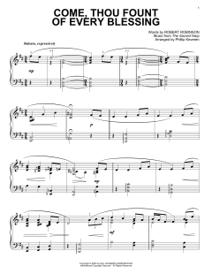 Come, Thou Fount of Every Blessing [Jazz version] von Robert Robinson (Download) 