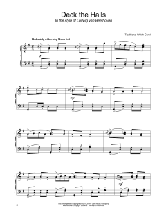 Deck The Hall (in the style of Ludwig van Beethoven) von Traditional Welsh Carol (Download) 