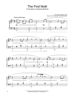 The First Noel (in the style of Johannes Brahms) von 17th Century English Carol (Download) 