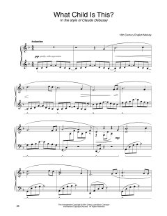 What Child Is This? (in the style of Claude Debussy) von William C. Dix (Download) 
