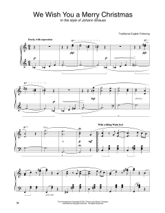 We Wish You A Merry Christmas (in the style of Johann Strauss) von Traditional English Folksong (Download) 