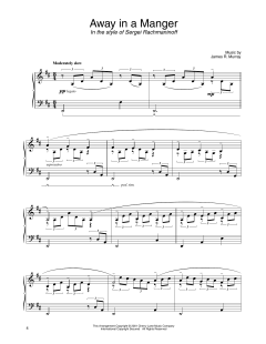 Away In A Manger (in the style of Sergei Rachmaninoff) von James R. Murray (Download) 