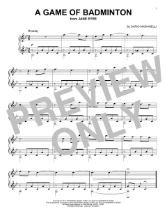 A Game Of Badminton von Dario Marianelli (Download) 