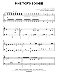 Pine Top's Boogie [Boogie-woogie version] von Clarence "Pine Top" Smith (Download) 