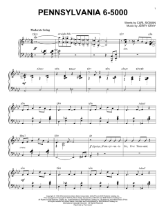 Pennsylvania 6-5000 [Jazz version] von Carl Sigman (Download) 