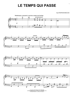 Le Temps Qui Passe von Stephan Moccio (Download) 