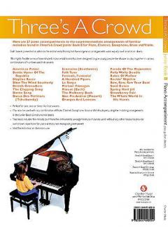 Three's A Crowd Junior Book B Piano Accompaniment (James Power) 