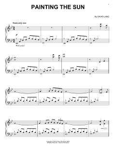 Painting The Sun von David Lanz (Download) 