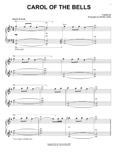 Carol Of The Bells von David Lanz (Download) 