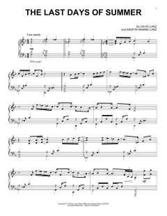 The Last Days Of Summer von David Lanz (Download) 