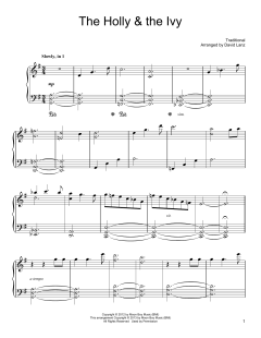 The Holly & The Ivy von David Lanz (Download) 