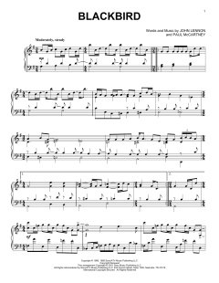 Blackbird [Classical version] von The Beatles (Download) 