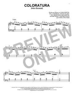 Coloratura (Intro Excerpt) von Coldplay (Download) 