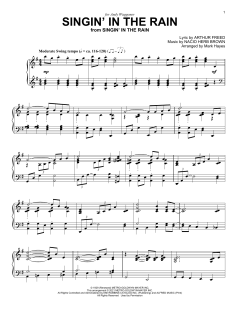 Singin' In The Rain von Arthur Freed (Download) 