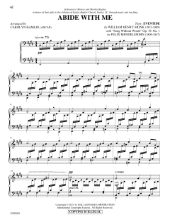 Abide With Me (with "Song Without Words") von William H. Monk (Download) 