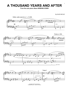 A Thousand Years And After von David Nevue (Download) 