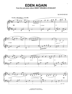 Eden Again von David Nevue (Download) 