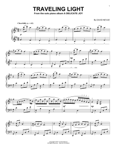 Traveling Light von David Nevue (Download) 