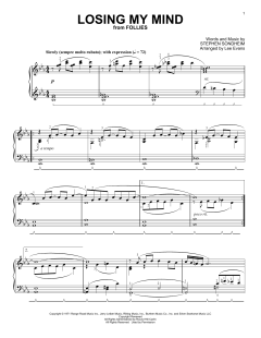 Losing My Mind von Stephen Sondheim (Download) 