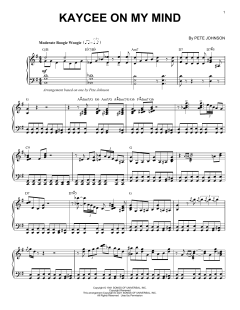 Kaycee On My Mind von Pete Johnson (Download) 