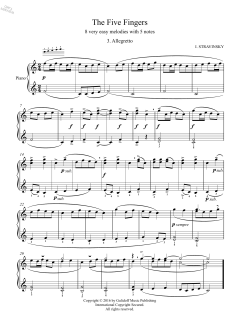 Five Fingers: 3. Allegretto von Igor Stravinsky (Download) 