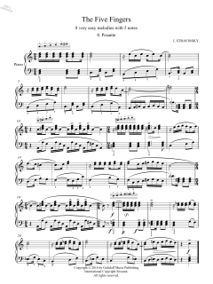 Five Fingers: 8. Pesante von Igor Stravinsky (Download) 