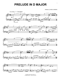 Prelude In D Major (Download) 